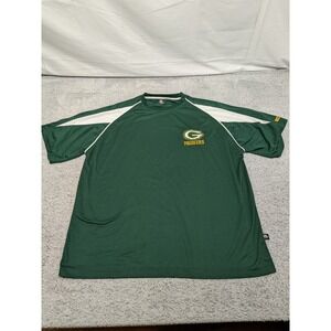 NFL Greenbay Packers Jersey Shirt Men's 2XL Embroidered (50" Chest, 31" Length)‎